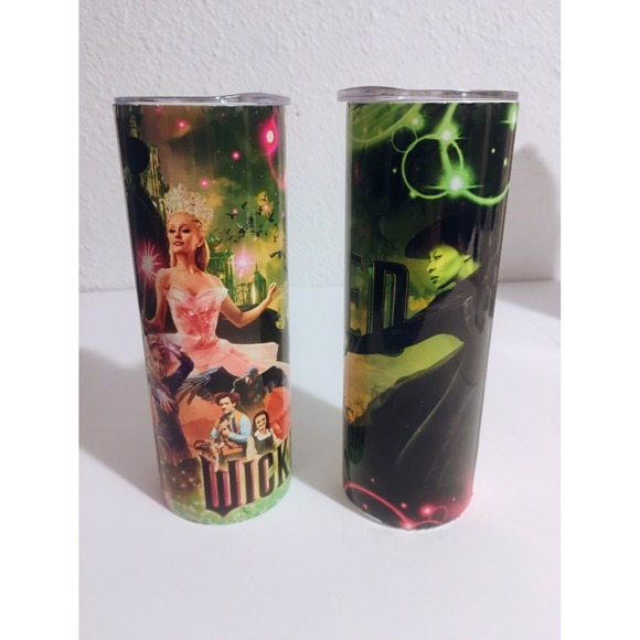 Rare New Set of Collectible Tumbler Cups from Wicked Featuring your Two faves‎